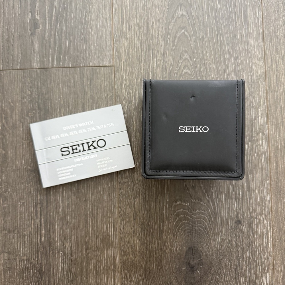Seiko Diver Watch Instruction Booklet 4r15/16/35/36 7s26/36/36 P&P Inc And Box